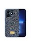 Tecno Spark 10 Case with Silicone Edges and Shiny Lux Diamond Cover