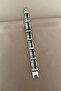 Single Black Stripe Detailed Men's Bracelet