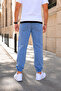 Men's Comfortable Jeans with Elastic Cuffs - 4