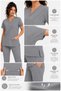 Lycra Scrubs Medical Uniform, Nurse Doctor Hospital Uniform, Men and Women, Healthcare Staff Uniforms, Navy Blue, Purple, Beige, Gray, Burgundy, Coffee, Orange, Blue, Mint, Sage Green, Green, Khaki - 6