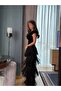 Fringe layered evening dress - 2