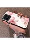 Poco F8 Pro 5g Compatible Silicone Edge Hard Back Case Couple Phone Case with Floral Pattern - 2