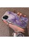 iPhone 13 Pro Max Compatible Silicone Edge Hard Back Case Couple Phone Case Butterfly Pattern - 2