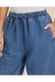 Senior Girls Blue Lyocel Wide Leg Jeans - 4