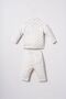 Embroidered Baby Girl Cute Hearts White Shirt Pajama Set Usb3203-C-V1 - 4
