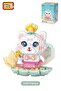 Creative Series Mermaid Figure 1140 Piece Block Toy Decorative Construction Set -8113