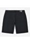Black Men's Denim Shorts Lycra Classic Cut Large Size Jean Shorts - 3