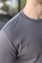 Smoked 100% Cotton Slim Fit Men's T-Shirt E7187 - 3