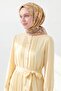 Soft Scarf Shawl Motif Pastel Yellow - 4