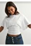 بلوزة طبيعية فاخرة بأكمام واسعة تصل إلى الخصر
