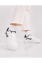 Women's Trend Cherry Embroidered Casual Sneaker, Comfortable Daily Shoes with Embroidery Detail - 7
