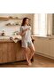 Cooling Jersey Women's Pajama Set - S/M - Gray