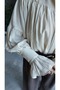 Women's Cotton Shirt with Drawstring Long Princess Shirt Code:Js26Prensesg - 6