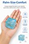Cube Glitter Squishy Ball Sparkle Jelly Cube Stress Ball Squeezable Sensory Toy Solid Soft Squeeze Toy - 6