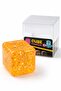 Cube Glitter Squishy Ball Sparkle Jelly Cube Stress Ball Squeezable Sensory Toy Solid Soft Squeeze Toy