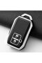 Suzuki Swift Wagon Ertiga Silver Edge Tpu Key Case Cover (Black - 1 Piece)