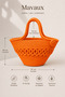 Lidya Stylish Detailed Straw Handbag Natural Weave Summer Beach, Daily Use Suitable Design Bag - 3