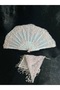Pink Bridal Handkerchief, Albanian Handkerchief, and Bridal Fan