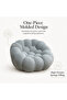 Oversized Bubble Couch Chair, Modern Memory Foam Round Bubble Sofa, 3D Honeycomb Shape Curved Sofas for Living Room/Office/Apartment/Small Space (Single-Seater) - 6
