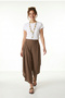 Wide Ayrobin Pants with Slits Lub0378 Vi̇zon - 4