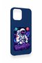 iPhone 12 Pro Max Compatible Astronaut Dj Patterned Silicone Case - 4