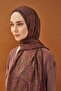 Riva Shawl Tencel Secret Garden Bitter Brown - 4