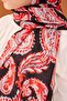 Riva Shawl Tencel Paisley Black - 4