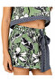Girl's Tropical Patterned Shorts and Skirt Sleeveless Summer Two-Piece Set - 4