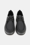 Men's Black Genuine Natural Leather Eva Sole Lace-Up Shoes - 4