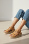 100% Genuine Leather Anatomical Sole Padded Heel Casual Women's Sandals