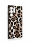 Samsung S22 Ultra Compatible Leopard Skin Patterned Silicone Case - 3