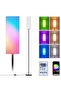 Modern WIFI and Bluetooth Floor Lamp with RGB LED Bulb