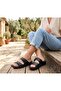 9890-1 Women's Anatomical Buckle Slippers