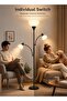 3 Head LED Floor Lamp with Remote, APP & Touch Control, Dimmable Torchiere Standing Lamp - 4