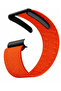Whoop 5.0 Nylon Band, Adjustable Stretch Sport Band Replacement with Secure Quick-Clip Hardware, Breathable Athletic Wristband for Men and Women - Orange with Black Holder - 2