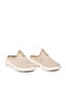 Beige Mesh Unisex Flat Slippers - 3