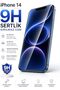 Msa Shop iPhone 14 Compatible Shatterproof Glass Screen Protector, 9H Hardness, Tempered Glass, Glossy Transparent Surface - 2