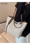 Women's Shoulder Tote Bag Canvas Handbag For Women Large Capacity Bucket Bag Fashionable Travel Messenger Shoulder Bag - 4