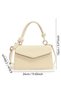 Women Tote Crossbody Shoulder Sling Satchel Bag, Ladies PU Handbag Large-Capacity Multi-Pocket - 6
