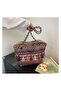 Kiffiyeh Trendy Woven Shoulder Bag with Ethnic Style Fringes, Large Capacity Shoulder Bag, Elegant Versatile Handheld Women's Bag - 5