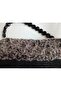 Handmade Black Knitted Bag with Plush Detail - Stylish and Elegant Design - 2
