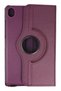 Uryport Tab M8 Case 360 Tablet Leather Case - Plum - 2