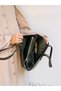 Women's Large Size Leather Look Hand Shoulder and Crossbody Bag - 7