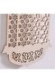 Afreen Wood Cutwork Lantern Decor - 11.8X0.3X20 Cm Festive LED Lantern for Ramadan & Eid - 2