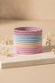 Multi-Colored Glitter and Plain Rubber Hair Ties Set 10 Pieces - Ideal for Daily Use - 5