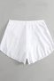Women's White Slit Skirt Look Stylish Swim Shorts - 4