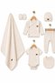 Organic Cotton Newborn Hospital Discharge Set 7 Piece Baby Set - 3