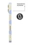 iPhone 17 Blue Polka Dot Protect Slim Glossy Full Covering Print Camera Protected Phone Case - 4