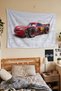 Lightning Mcqueen Wall Covering – Modern Decorative Quality Fabric Tapestry Wall Tapestry - 2