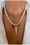 Pearlescent Glass Pearl Steel End Fish Pendant in Gift Box Does Not Tarnish Does Not Cause Allergies in Special Gift Box - 3